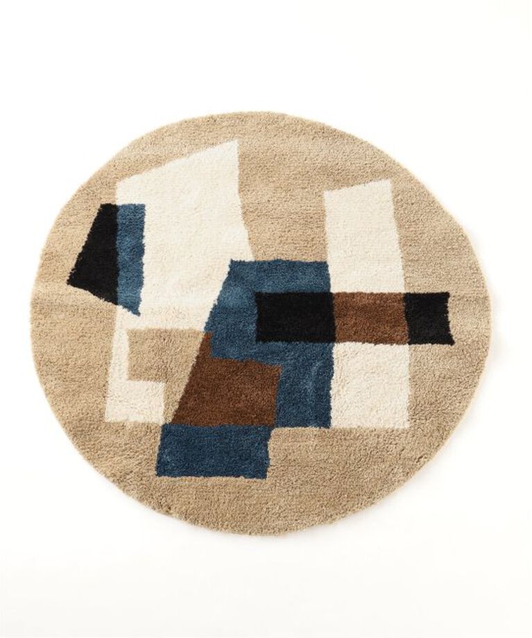 journal standard Furniture「《予約》GEOMETRIC RUG ROUND 140　ジオメトリックラグ」|その他|