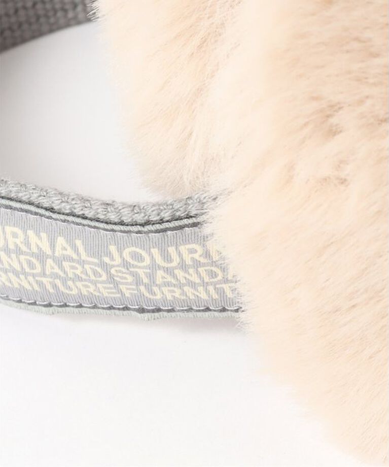 journal standard Furniture「24F1 TISSUE BOX CASE FUR　フェイクファー ティッシュボックス」|ダストボックス|