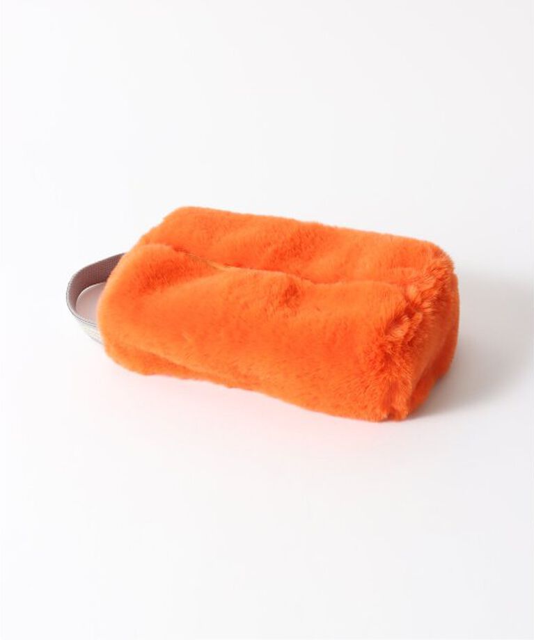journal standard Furniture「24F1 TISSUE BOX CASE FUR　フェイクファー ティッシュボックス」|ダストボックス|