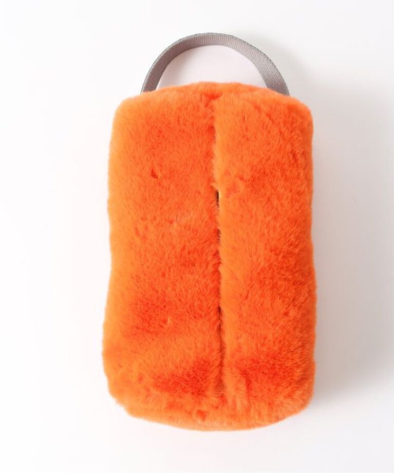 journal standard Furniture「24F1 TISSUE BOX CASE FUR　フェイクファー ティッシュボックス」|ダストボックス|