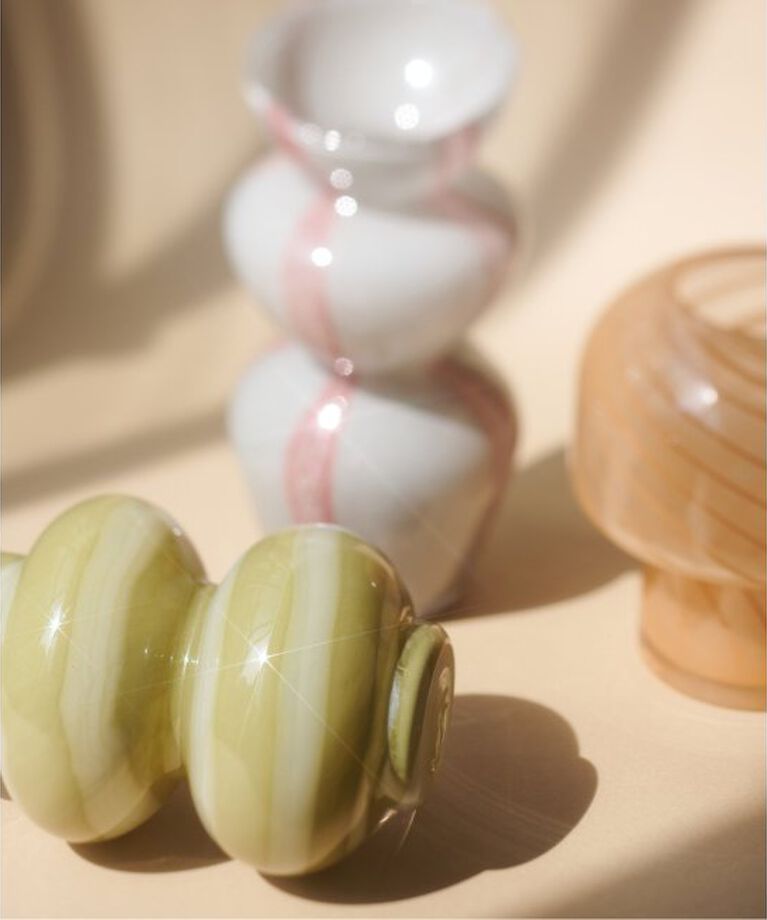 journal standard Furniture「GLASS VASE ERBA　フラワーベース 花器 花瓶」|その他|