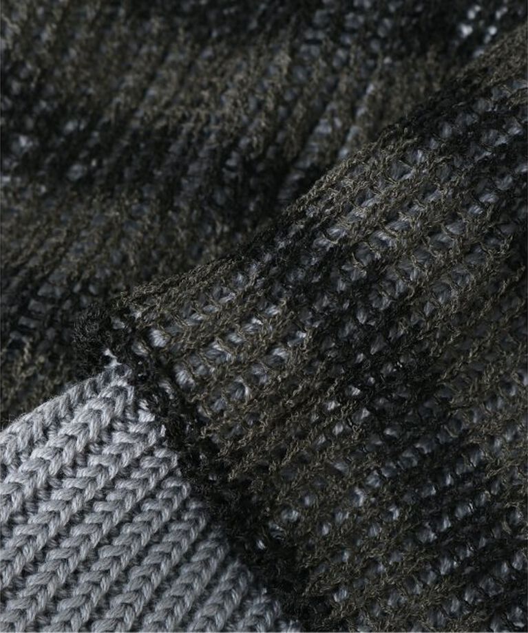 JOINT WORKS「RACAL / ラカル Openwork border knit beanie」|ニット帽|