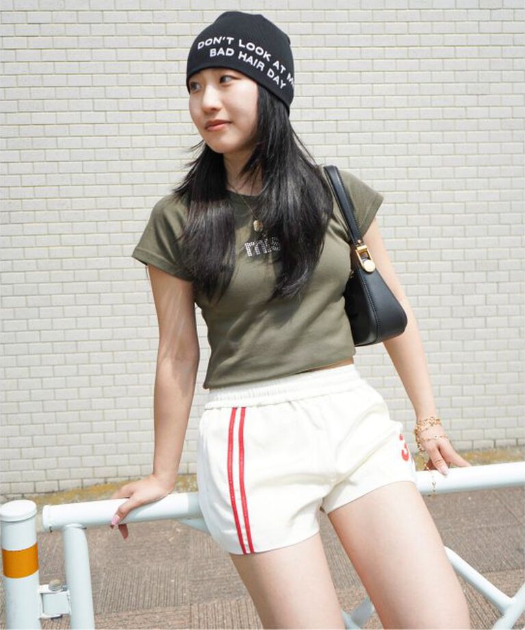 JOINT WORKS「ラインストーンTシャツ」|Tシャツ・カットソー|カーキ