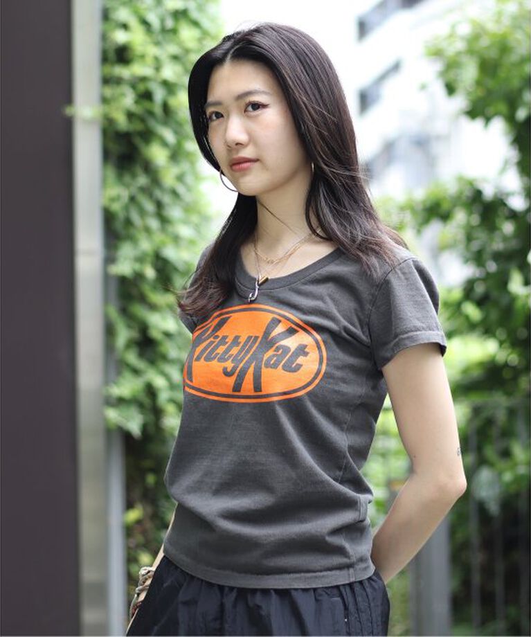 JOINT WORKS「【MIXTA/ミクスタ】 PRINT TEE KITTY KAT/Tシャツ」|Tシャツ・カットソー|ブラック