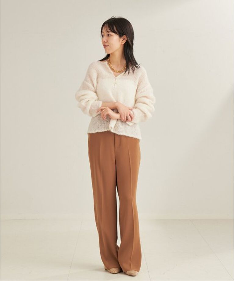 Plage「《追加》HENLEY ALPACA mix プルオーバー」|ニット・セーター|