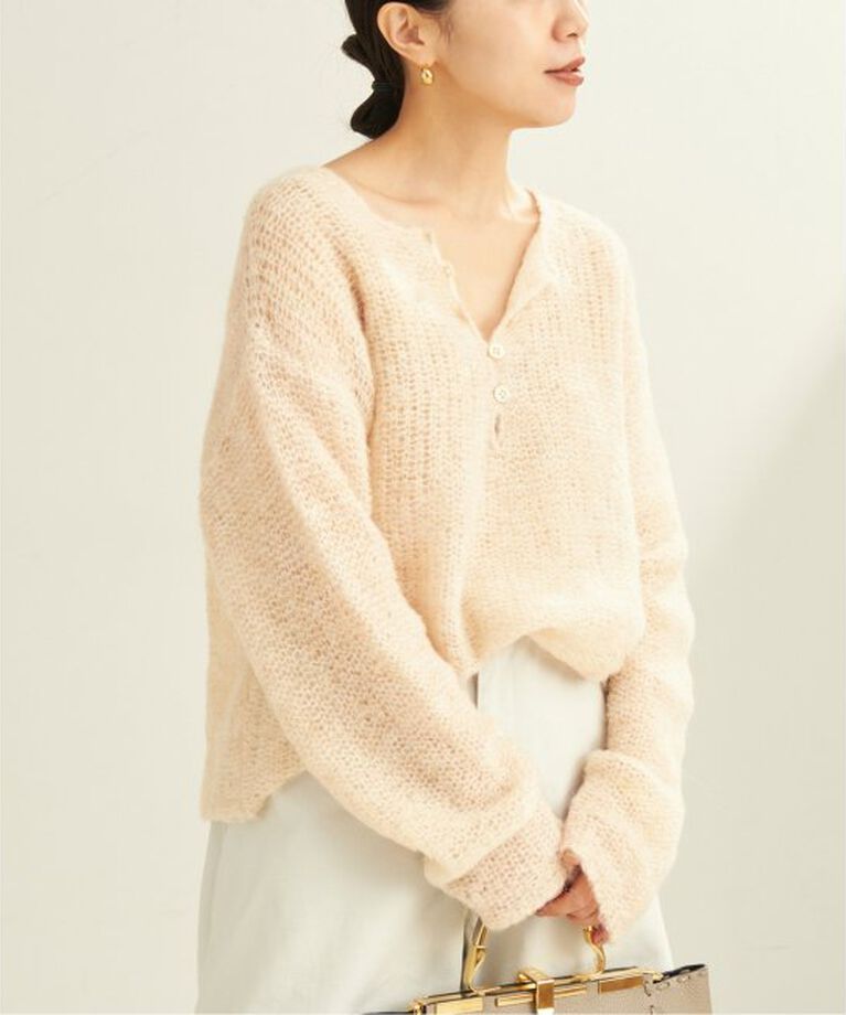 Plage「《追加》HENLEY ALPACA mix プルオーバー」|ニット・セーター|