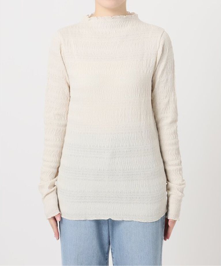 IENA LA BOUCLE「IENA LA BOUCLE ウェーブラッセルハイネックプルオーバー」|Tシャツ・カットソー|