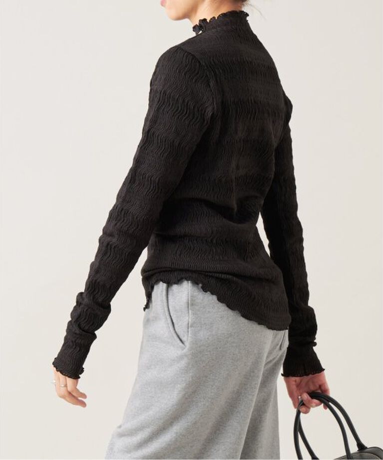 IENA LA BOUCLE「IENA LA BOUCLE ウェーブラッセルハイネックプルオーバー」|Tシャツ・カットソー|