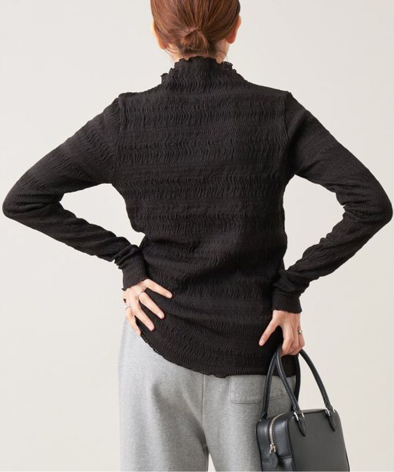 IENA LA BOUCLE「IENA LA BOUCLE ウェーブラッセルハイネックプルオーバー」|Tシャツ・カットソー|