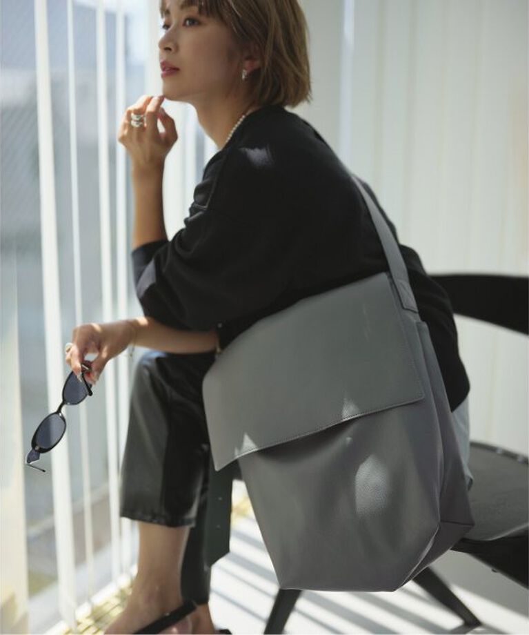 SLOBE IENA「《追加》s.oyamada*SLOBE フェイクレザーBAG」|ショルダー・メッセンジャー|