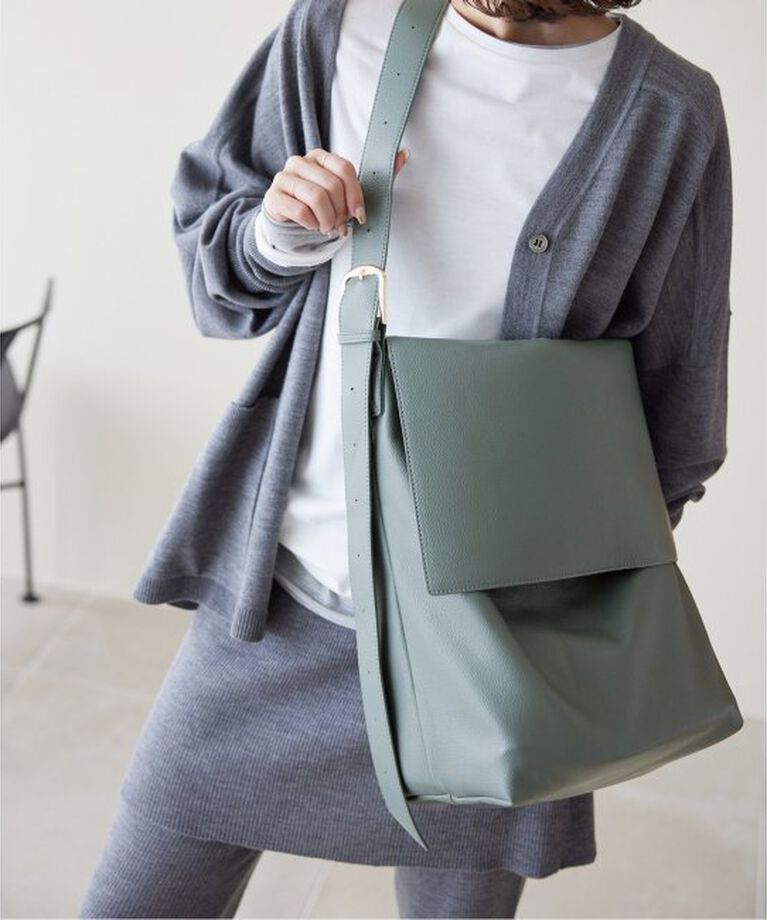 SLOBE IENA「《追加》s.oyamada*SLOBE フェイクレザーBAG」|ショルダー・メッセンジャー|