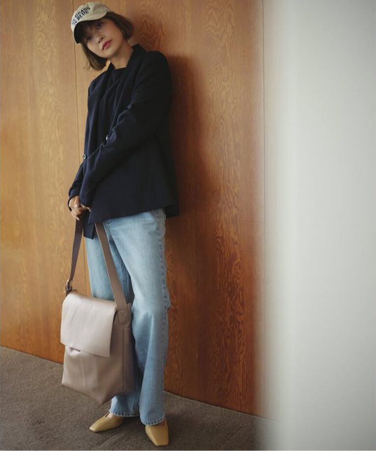 SLOBE IENA「《追加》s.oyamada*SLOBE フェイクレザーBAG」|ショルダー・メッセンジャー|