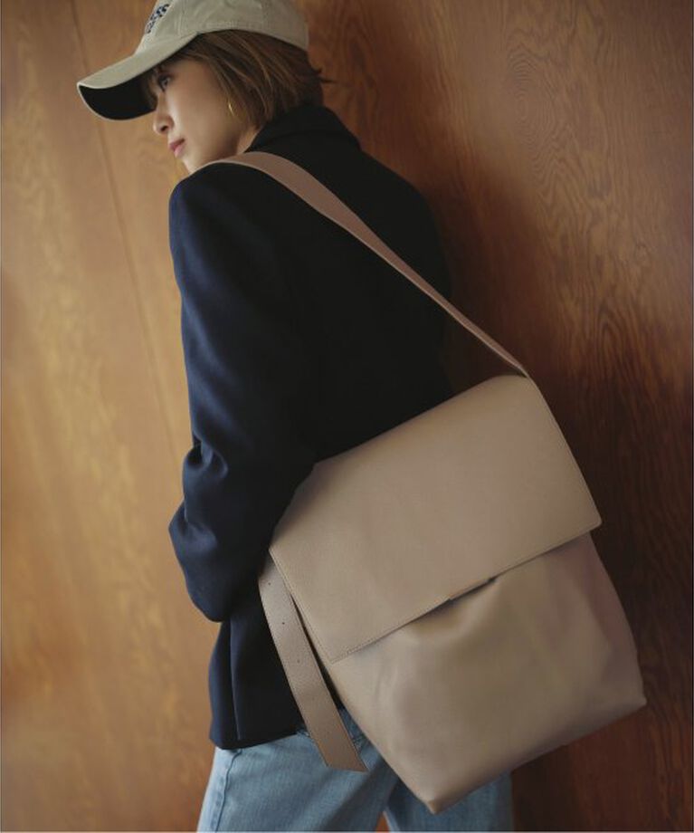 SLOBE IENA「《追加》s.oyamada*SLOBE フェイクレザーBAG」|ショルダー・メッセンジャー|