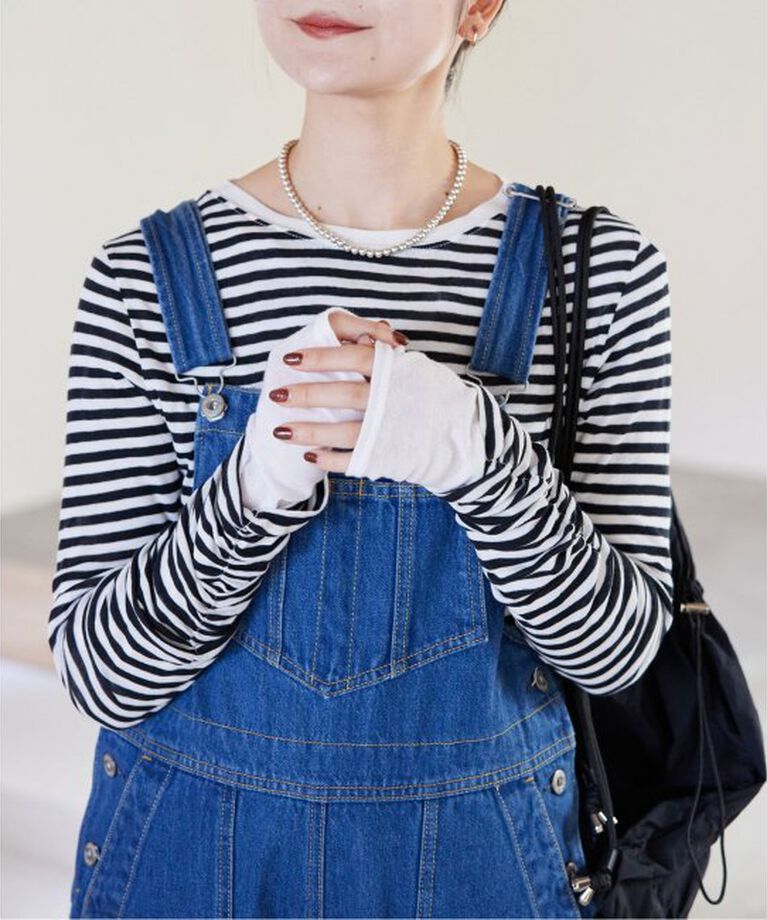 SLOBE IENA「《追加》フライスガーゼシャーリングロンTEE」|Tシャツ・カットソー|