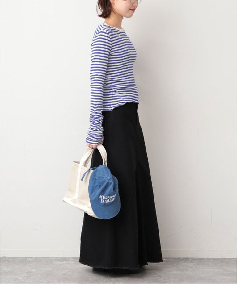 SLOBE IENA「《追加》フライスガーゼシャーリングロンTEE」|Tシャツ・カットソー|