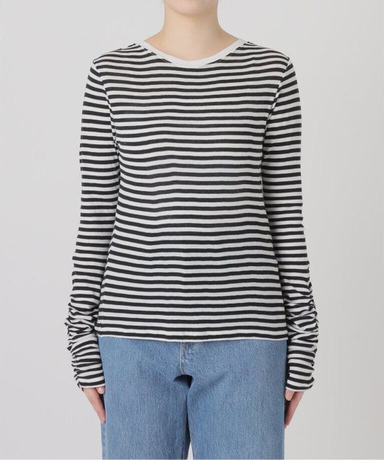 SLOBE IENA「《追加》フライスガーゼシャーリングロンTEE」|Tシャツ・カットソー|