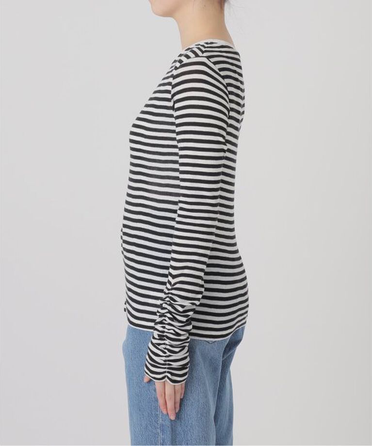 SLOBE IENA「《追加》フライスガーゼシャーリングロンTEE」|Tシャツ・カットソー|