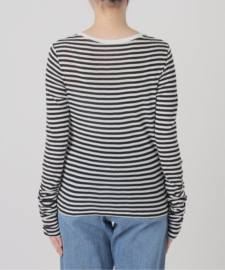 SLOBE IENA「《追加》フライスガーゼシャーリングロンTEE」|Tシャツ・カットソー|