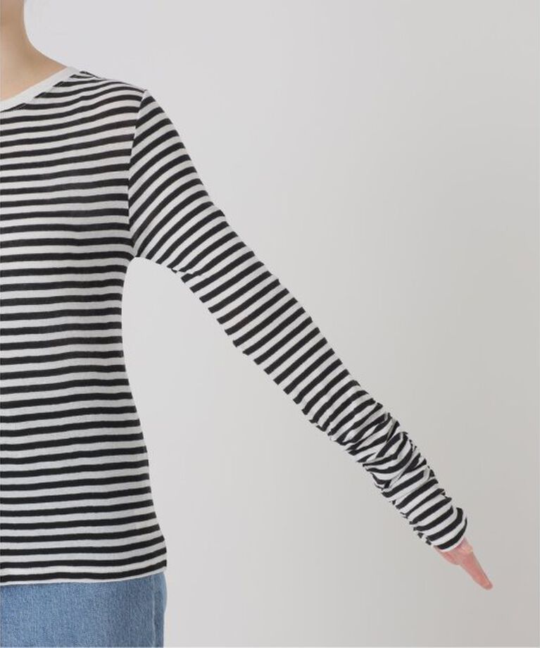 SLOBE IENA「《追加》フライスガーゼシャーリングロンTEE」|Tシャツ・カットソー|