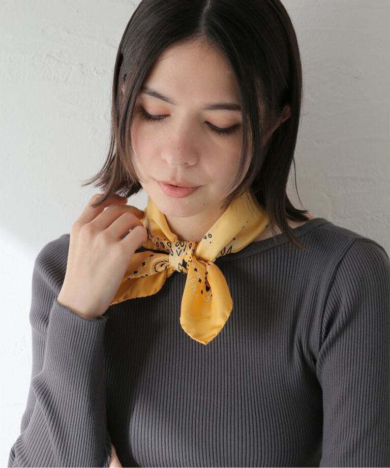 IENA「IENA PAYSLEY スカーフ」|バンダナ・スカーフ|
