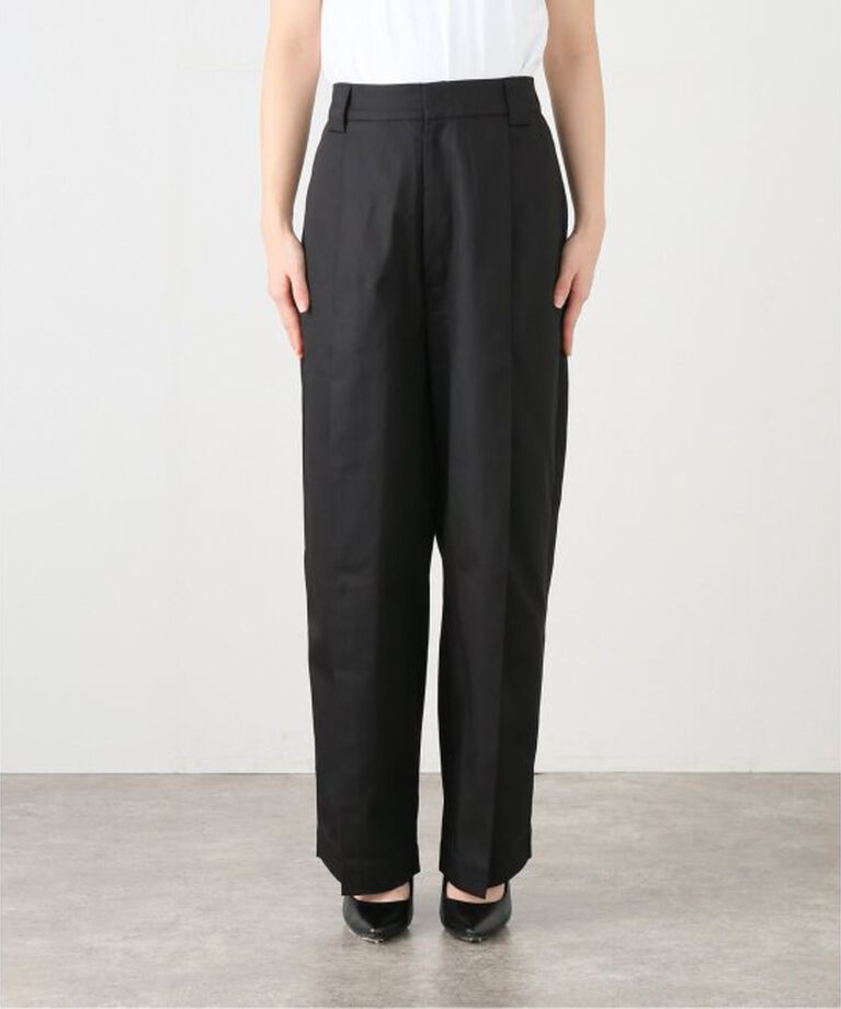 IENA LA BOUCLE「ROSEROMPSTUDIO タックパンツ」|スラックス|
