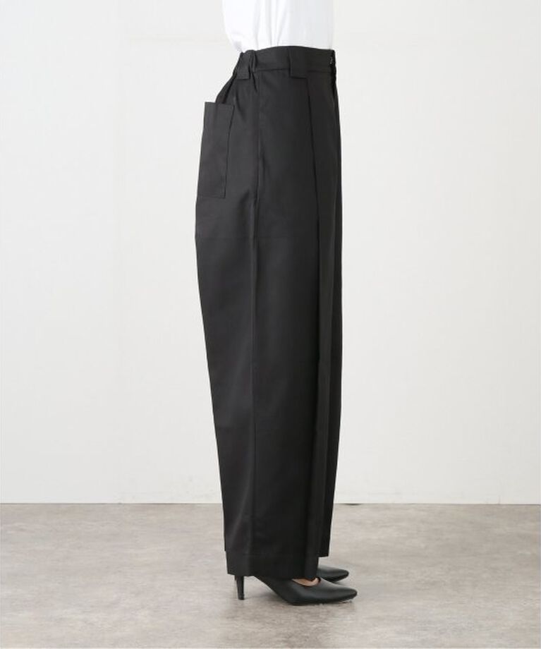 IENA LA BOUCLE「ROSEROMPSTUDIO タックパンツ」|スラックス|