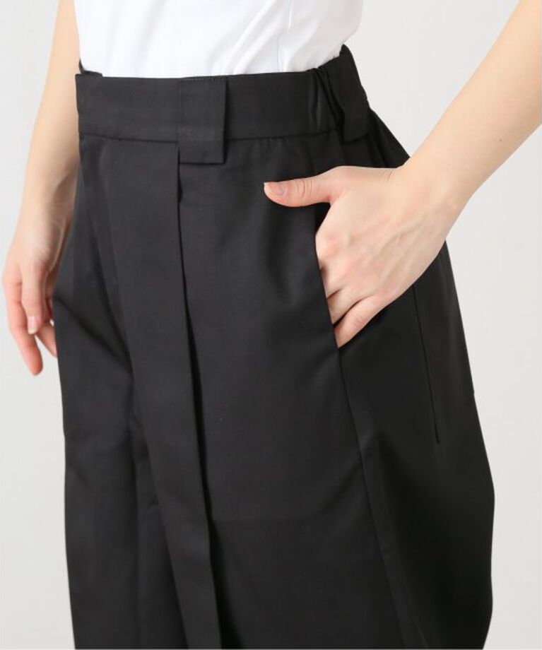 IENA LA BOUCLE「ROSEROMPSTUDIO タックパンツ」|スラックス|