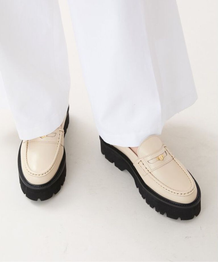 VERMEIL par iena「CAMINANDO（カミナンド）別注ボリュームソールコインローファー ナチュラル」|ローファー|ナチュラル