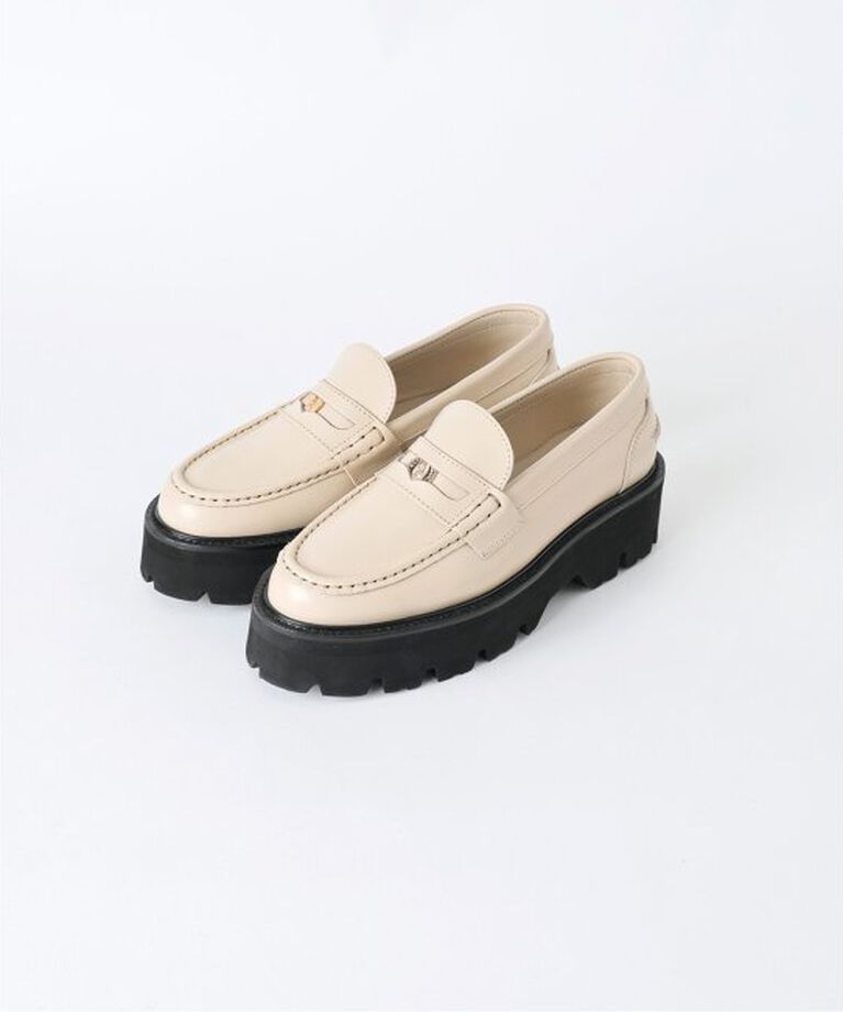 VERMEIL par iena「CAMINANDO（カミナンド）別注ボリュームソールコインローファー ナチュラル」|ローファー|