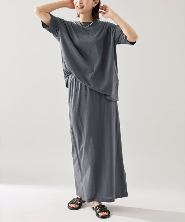 VERMEIL par iena「INSCRIRE アンスクリア  Light Jersey Long Skirt I25SSCUT20」|スカート|