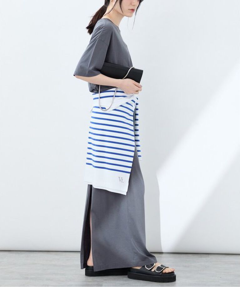 VERMEIL par iena「INSCRIRE アンスクリア  Light Jersey Long Skirt I25SSCUT20」|スカート|