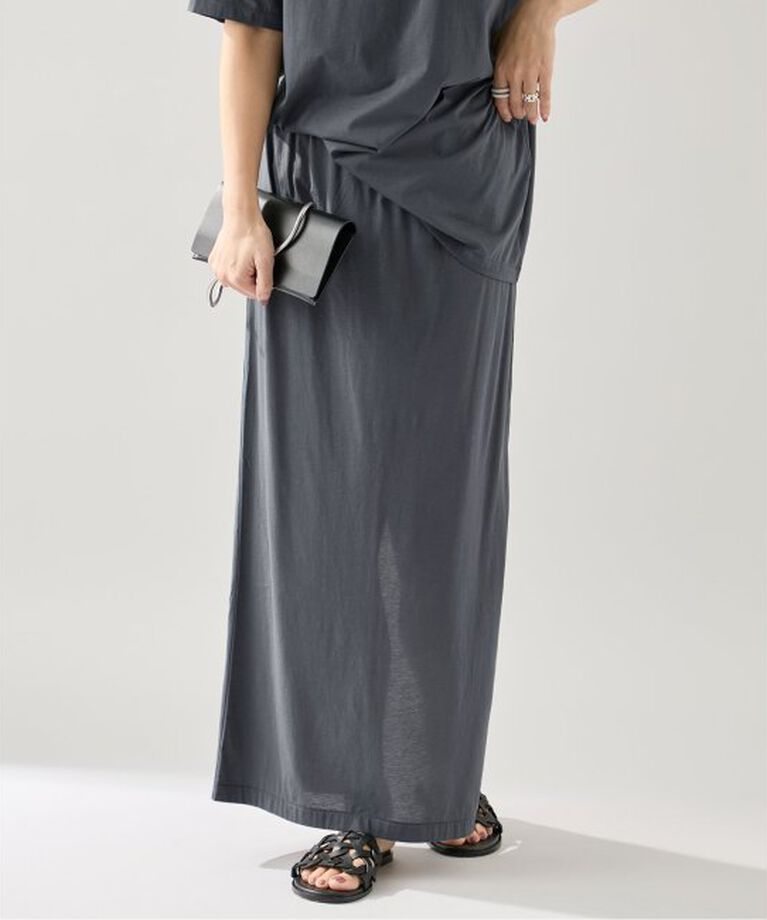 VERMEIL par iena「INSCRIRE アンスクリア  Light Jersey Long Skirt I25SSCUT20」|スカート|