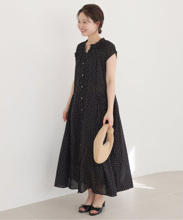 SLOBE IENA「《予約》コットンボイルサイドティアードワンピース」|ワンピース|