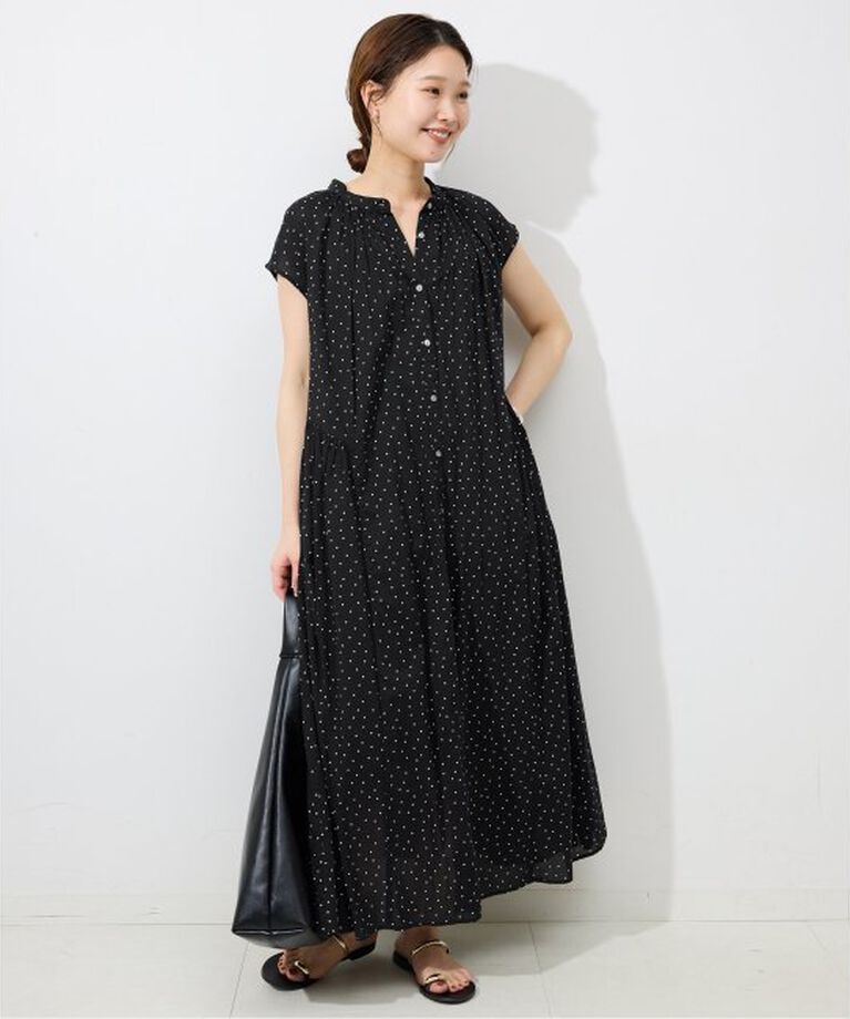 SLOBE IENA「《予約》コットンボイルサイドティアードワンピース」|ワンピース|