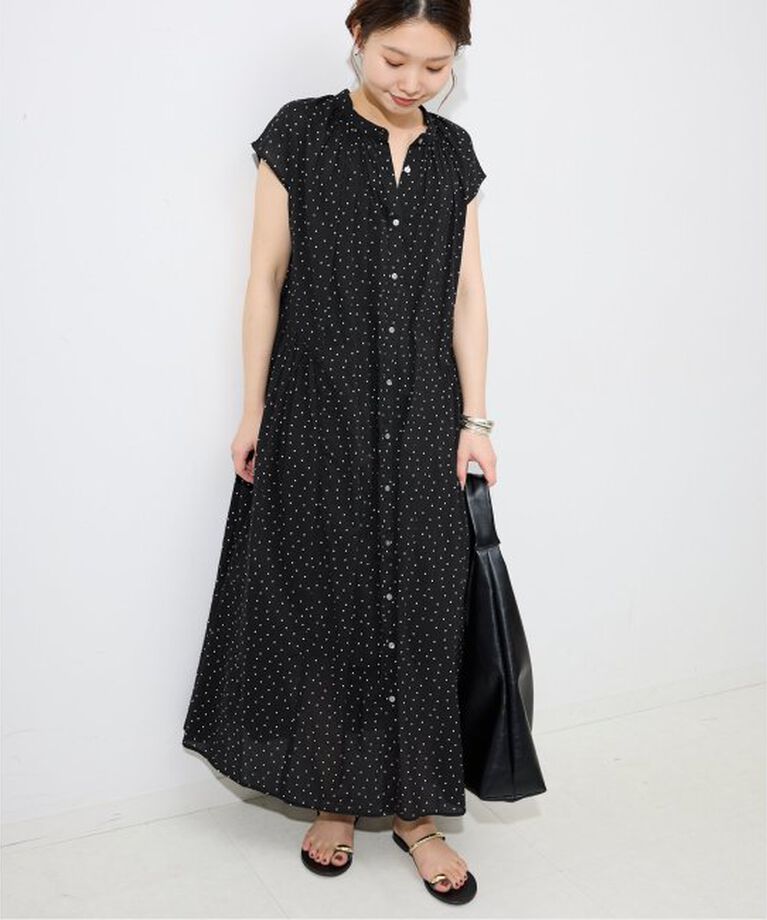 SLOBE IENA「《予約》コットンボイルサイドティアードワンピース」|ワンピース|