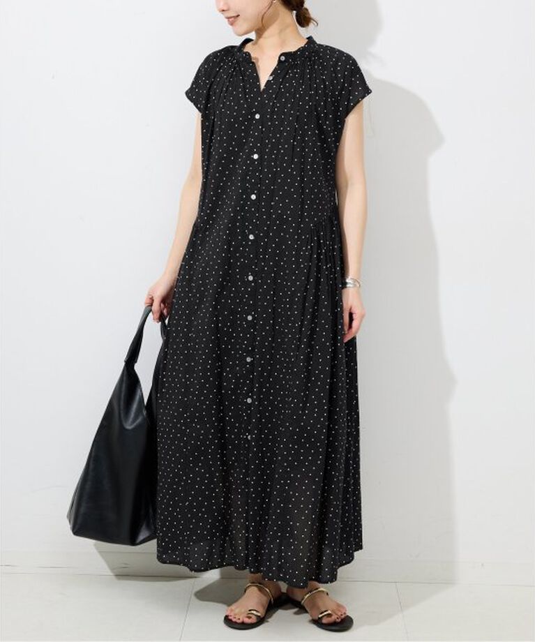 SLOBE IENA「《予約》コットンボイルサイドティアードワンピース」|ワンピース|