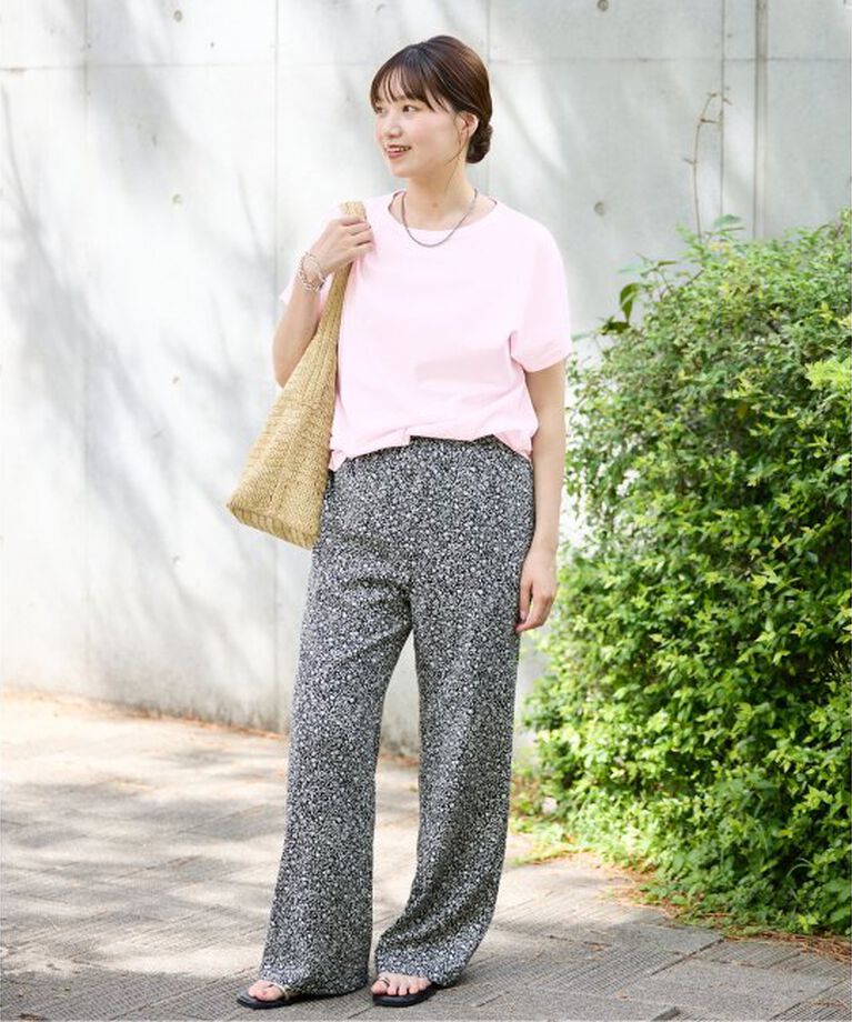IENA「ATON/エイトン SUVIN 60/2 CAP SLEEVE TEE Tシャツ」|Tシャツ・カットソー|