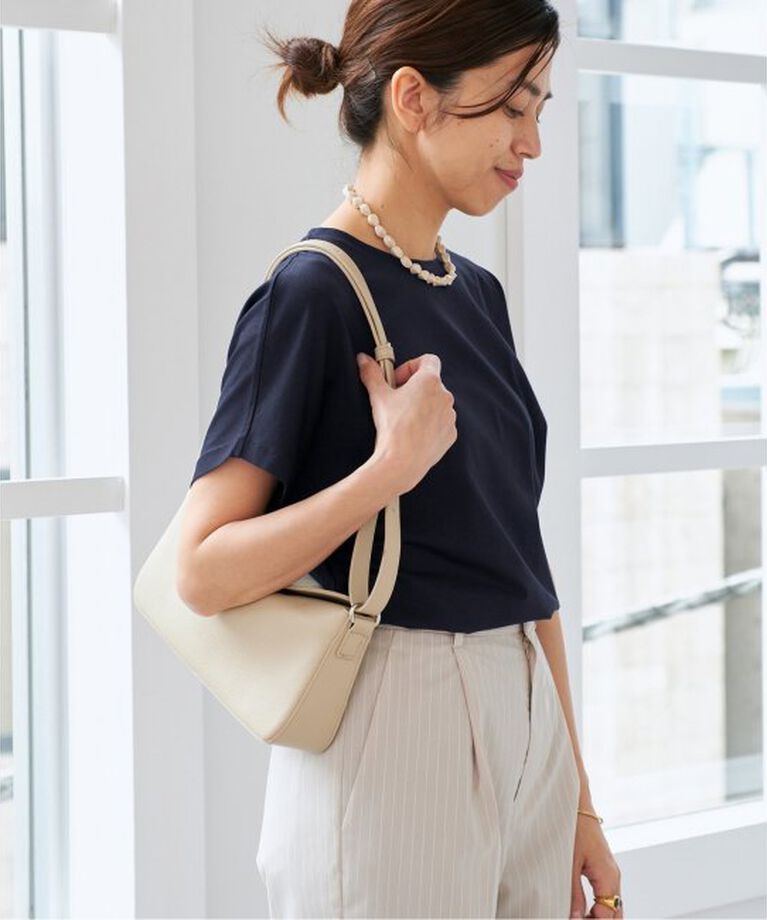 IENA「ATON/エイトン SUVIN 60/2 CAP SLEEVE TEE Tシャツ」|Tシャツ・カットソー|