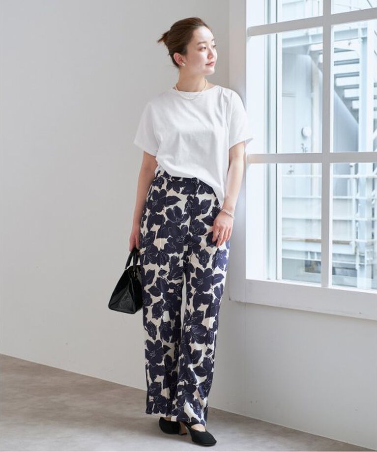 IENA「ATON/エイトン SUVIN 60/2 CAP SLEEVE TEE Tシャツ」|Tシャツ・カットソー|