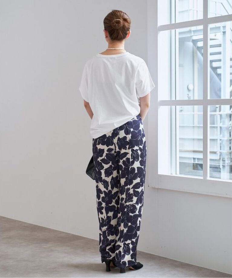 IENA「ATON/エイトン SUVIN 60/2 CAP SLEEVE TEE Tシャツ」|Tシャツ・カットソー|