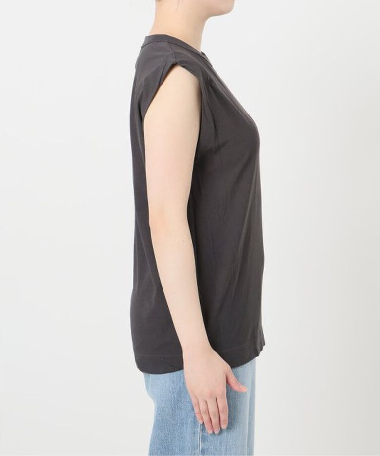 IENA「《予約》ATON/エイトン FRESCA SINGLE JERSEY ノースリーブ」|Tシャツ・カットソー|