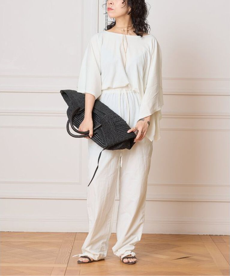 IENA LA BOUCLE「FOLKIN' VIOLETTE ROOM/フォーキン バイオレットルーム イージーパンツ」|その他|