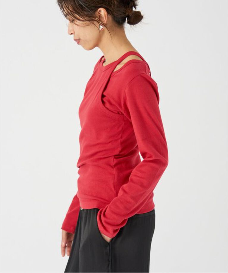 IENA「ONIT/オニット SHORT LS TEE+AS CAMI」|Tシャツ・カットソー|