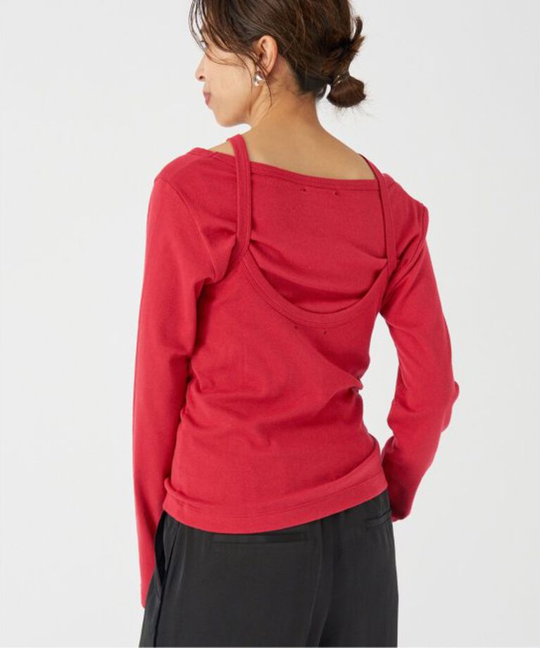 IENA「ONIT/オニット SHORT LS TEE+AS CAMI」|Tシャツ・カットソー|
