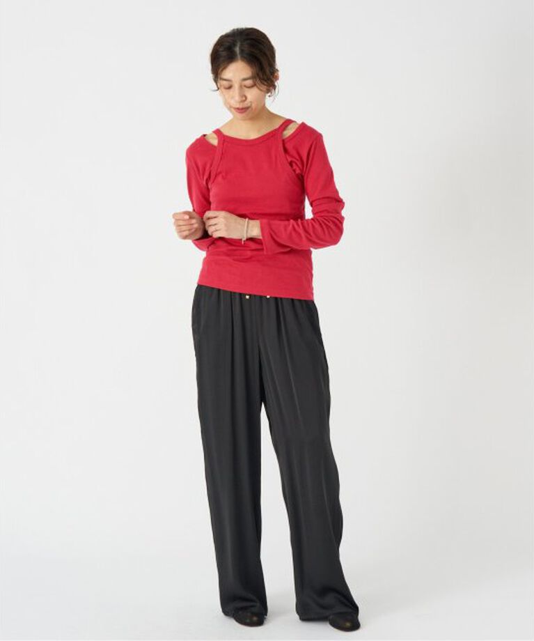 IENA「ONIT/オニット SHORT LS TEE+AS CAMI」|Tシャツ・カットソー|