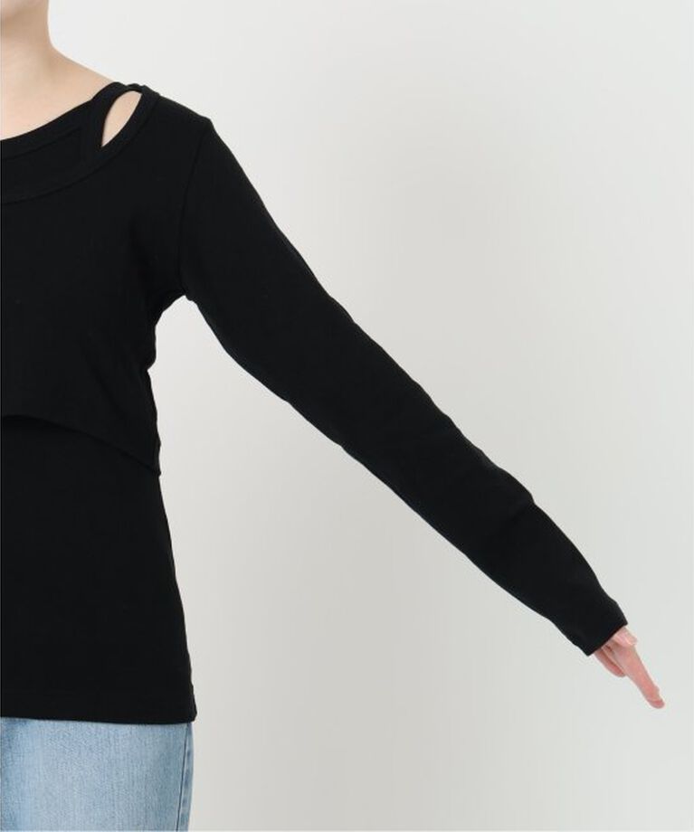 IENA「ONIT/オニット SHORT LS TEE+AS CAMI」|Tシャツ・カットソー|