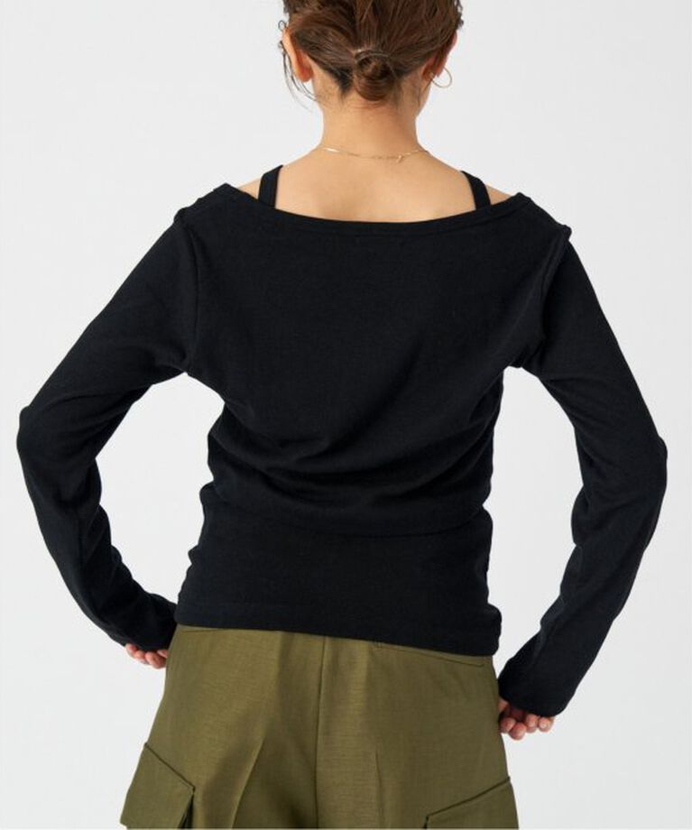 IENA「ONIT/オニット SHORT LS TEE+AS CAMI」|Tシャツ・カットソー|