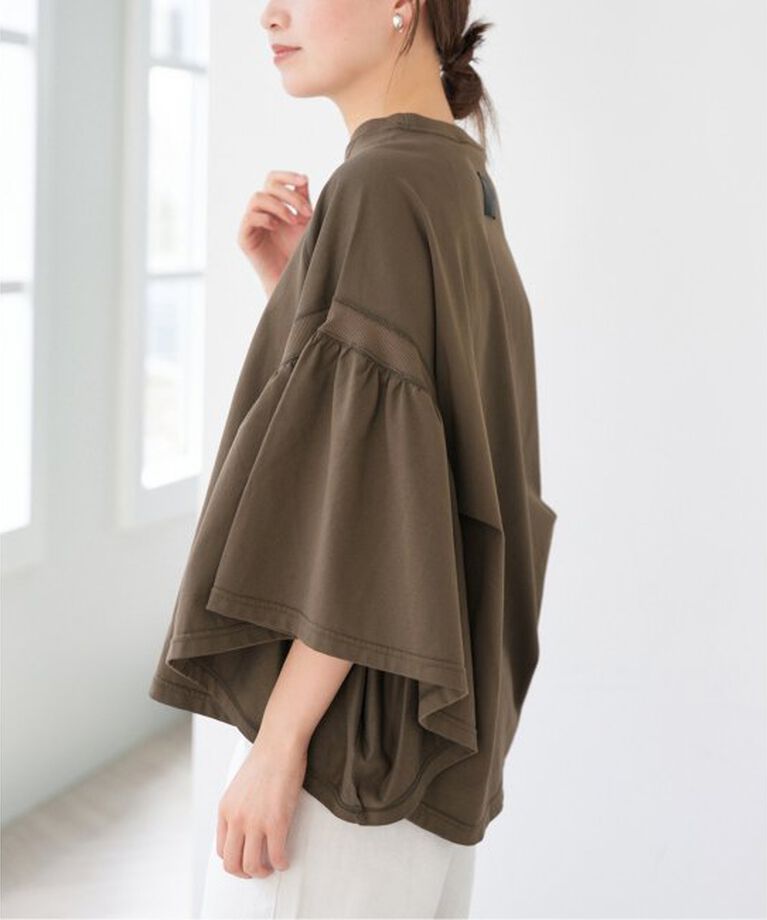 IENA「《予約》COGTHEBIGSMOKE/コグザビッグスモーク LAURA GATHERED SLV TOP」|Tシャツ・カットソー|