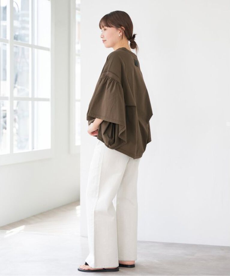 IENA「《予約》COGTHEBIGSMOKE/コグザビッグスモーク LAURA GATHERED SLV TOP」|Tシャツ・カットソー|
