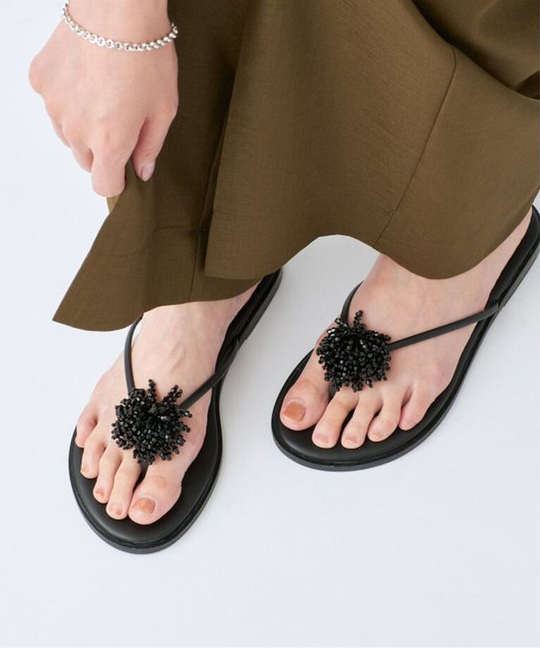 IENA「ANCIENT GREEK SANDALS tongs sandal サンダル 12104-1011」|サンダル|ブラック